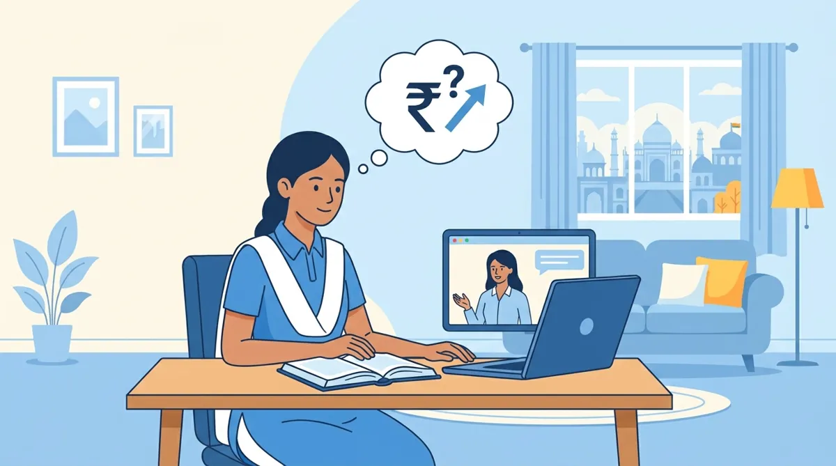 Breakdown of home tuition costs in India 2026 showing hourly rates by subject and tutor experience